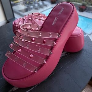 Jean Paul Gaultier Punk Love Becky Studded Platform Sandals